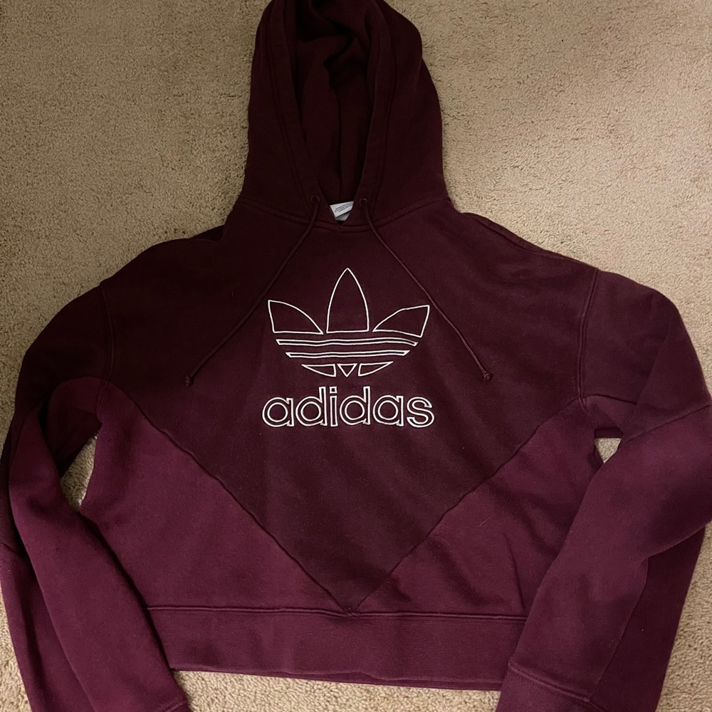 Adidas cropped hoodie